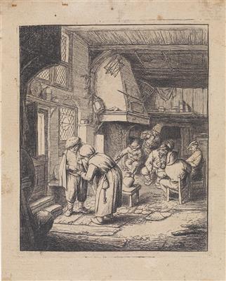 Adriaen Jansz. van Ostade - Disegni e stampe fino al 1900, acquarelli e miniature