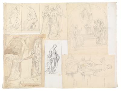 Carl von Blaas - Mistrovské kresby, Tisky do roku 1900, Akvarely a miniatury