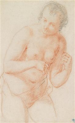 Circle of Willem van Mieris - Master Drawings, Prints before 1900, Watercolours, Miniatures