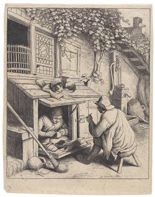 Adriaen Jansz. van Ostade - Master Drawings, Prints before 1900, Watercolours, Miniatures