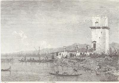 Giovanni Antonio Canal, il Canaletto - Mistrovské kresby, Tisky do roku 1900, Akvarely a miniatury