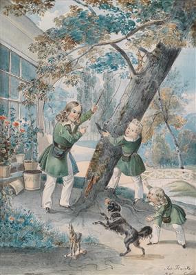 Josef Heicke - Disegni e stampe fino al 1900, acquarelli e miniature