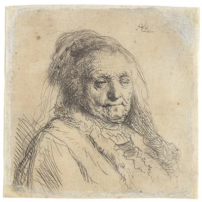 Rembrandt Harmensz van Rijn - Master Drawings, Prints before 1900, Watercolours, Miniatures