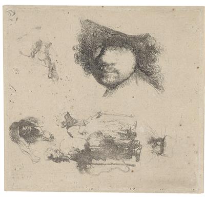 Rembrandt Harmensz van Rijn - Meisterzeichnungen und Druckgraphik bis 1900, Aquarelle, Miniaturen