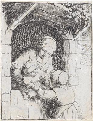 Adriaen Jansz. van Ostade - Disegni e stampe fino al 1900, acquarelli e miniature