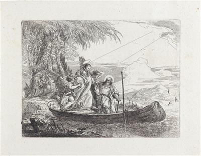 Giandomenico Tiepolo - Disegni e stampe fino al 1900, acquarelli e miniature