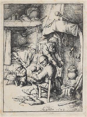 Adriaen Jansz. van Ostade - Disegni e stampe fino al 1900, acquarelli e miniature