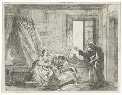 Giovanni Domenico Tiepolo - Master Drawings, Prints before 1900, Watercolours, Miniatures