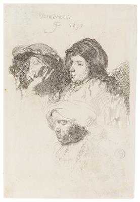 Rembrandt Harmensz van Rijn - Master Drawings, Prints before 1900, Watercolours, Miniatures