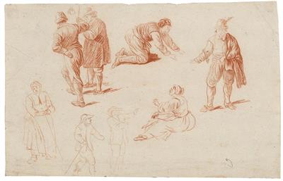 Flemish school, c. 1700 - Master Drawings, Prints before 1900, Watercolours, Miniatures
