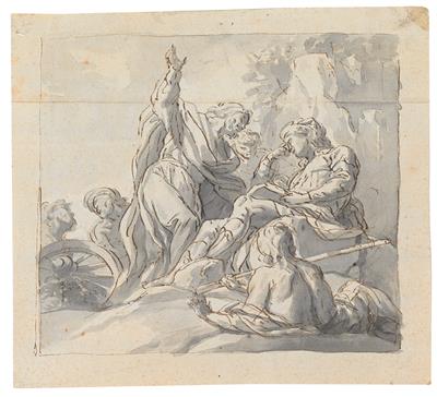 Luca Giordano - Disegni e stampe fino al 1900, acquarelli e miniature