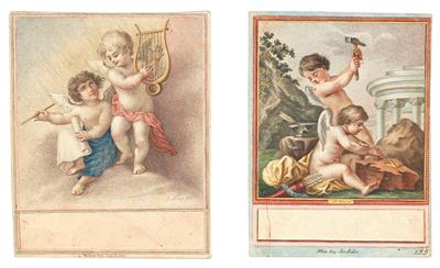 Visiting Card - Mistrovské kresby, Tisky do roku 1900, Akvarely a miniatury