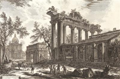 Giovanni Battista Piranesi - Disegni e stampe fino al 1900, acquarelli e miniature