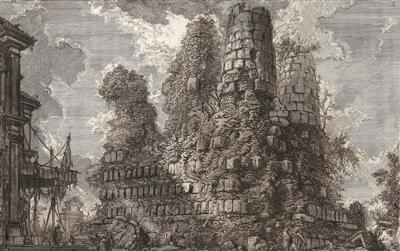 Giovanni Battista Piranesi - Mistrovské kresby, Tisky do roku 1900, Akvarely a miniatury