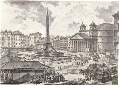 Giovanni Battista Piranesi - Disegni e stampe fino al 1900, acquarelli e miniature