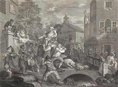 William Hogarth - Disegni e stampe fino al 1900, acquarelli e miniature