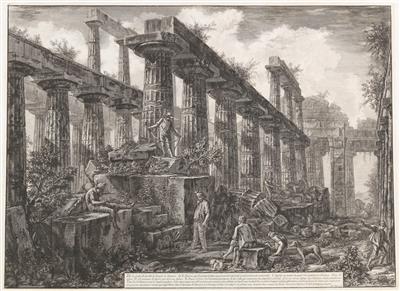 Giovanni Battista Piranesi - Disegni e stampe fino al 1900, acquarelli e miniature