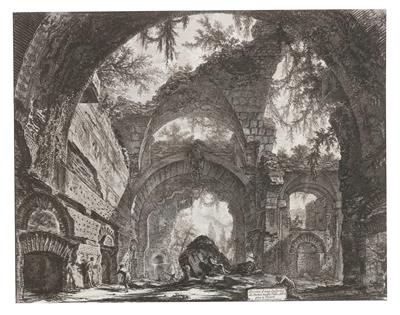 Giovanni Battista Piranesi - Mistrovské kresby, Tisky do roku 1900, Akvarely a miniatury