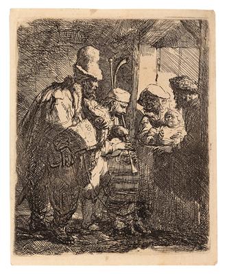 Rembrandt Harmensz van Rijn - Meisterzeichnungen und Druckgraphik bis 1900, Aquarelle, Miniaturen