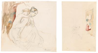 Albert Schindler - Master Drawings, Prints before 1900, Watercolours, Miniatures