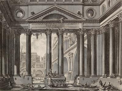 Giovanni Battista Piranesi - Disegni e stampe fino al 1900, acquarelli e miniature