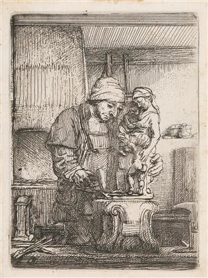 Rembrandt Harmensz van Rijn - Disegni e stampe fino al 1900, acquarelli e miniature