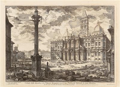 Giovanni Battista Piranesi - Disegni e stampe fino al 1900, acquarelli e miniature