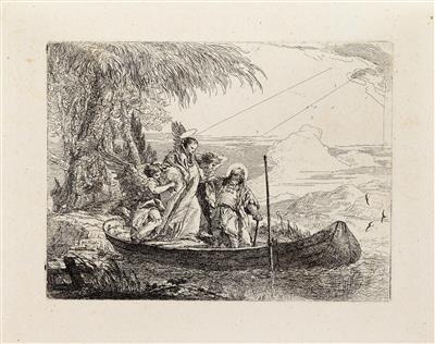 Giovanni Domenico Tiepolo - Meisterzeichnungen, Druckgraphik bis 1900, Aquarelle u. Miniaturen