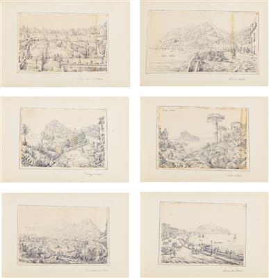 Antonio Senape - Disegni e stampe fino al 1900, acquarelli e miniature