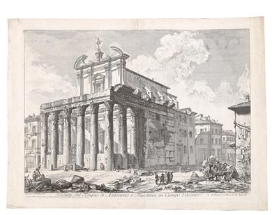 Giovanni Battista Piranesi - Mistrovské kresby, Tisky do roku 1900, Akvarely a miniatury