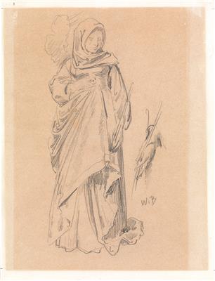 Wilhelm Busch - Disegni e stampe fino al 1900, acquarelli e miniature