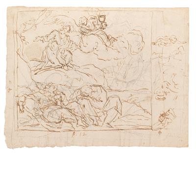 Giovanni Battista Gaulli called il Baciccio Circle - Master Drawings, Prints before 1900, Watercolours, Miniatures