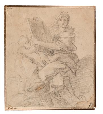 Roman school, 17th century - Master Drawings, Prints before 1900, Watercolours, Miniatures