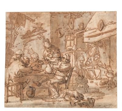 Adriaen van Ostade  Follower of, - Disegni e stampe fino al 1900, acquarelli e miniature