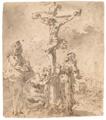 Francesco Guardi zugeschrieben/attributed, - Meisterzeichnungen und Druckgraphik bis 1900, Aquarelle, Miniaturen