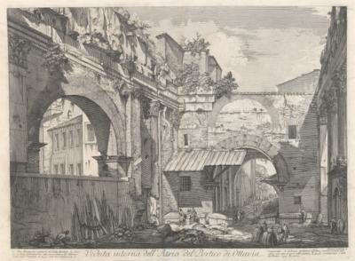 Giovanni Battista Piranesi - Disegni e stampe fino al 1900, acquarelli e miniature