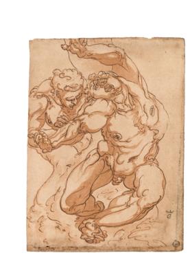 Luca Cambiaso (1527–1585) Follower of the 18th century, - Disegni e stampe fino al 1900, acquarelli e miniature