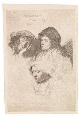 Rembrandt Harmensz van Rijn - Master Drawings, Prints before 1900, Watercolours, Miniatures