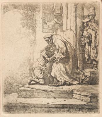 Rembrandt Harmensz van Rijn - Meisterzeichnungen und Druckgraphik bis 1900