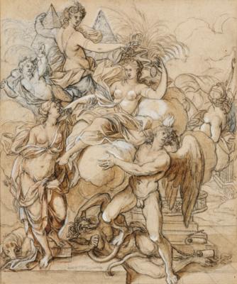 Charles Le Brun Schule/School - Master Drawings and Prints until 1900