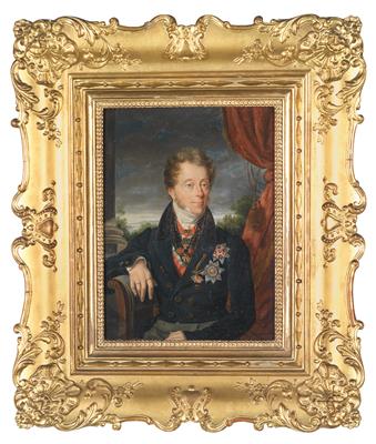 Friedrich Johann Gottlieb Lieder  (Potsdam 1780-1859 Pest) -Franz Anton Graf von Kolowrat-Liebsteinsky, - Casa Imperiale e oggetti d'epoca