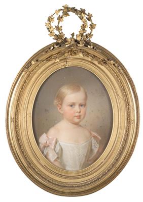 Georg Decker,  (Pest 1818-1894 Vienna) - Grand Duchess Alice of Tuscany, - Imperial Court Memorabilia and Historical Objects