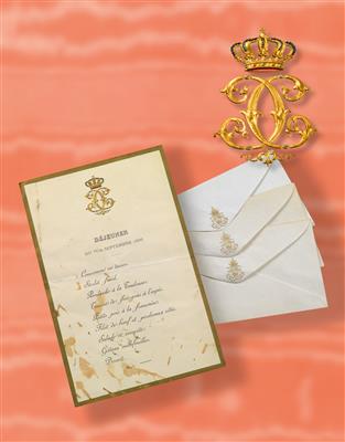 Empress Elisabeth of Austria - 3 envelopes, - Rekvizity z císa?ského dvora