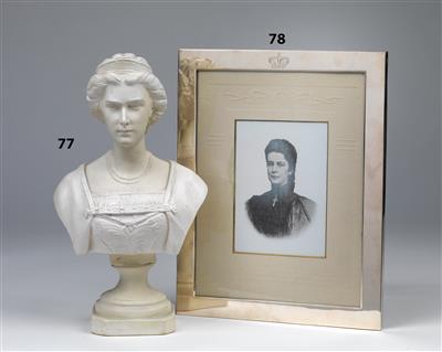 Empress Elisabeth of Austria - bust, - Rekvizity z císa?ského dvora