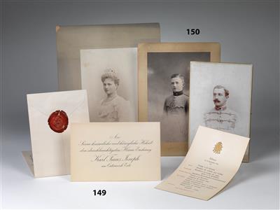 House of the Austrian Emperor -3 signed portrait photos, - Casa Imperiale e oggetti d'epoca