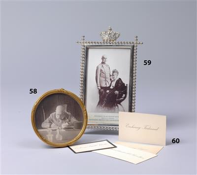 5 visiting cards of the imperial house, - Imperial Court Memorabilia and Historical Objects