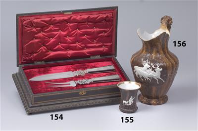 Emperor Franz Joseph I. and Empress Elisabeth – carving knife and fork, - Rekvizity z císařského dvora