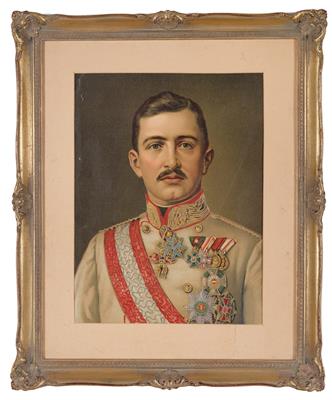 Emperor Karl I. of Austria, - Imperial Court Memorabilia and Historical Objects