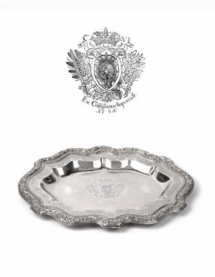 Emperor Karl VI. - Viennese bowl from an imperial service, - Rekvizity z císařského dvora