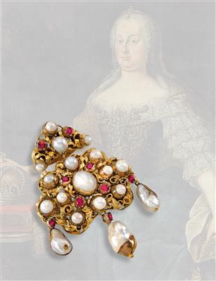 Empress Maria Theresia, Queen of Hungary - breast ornament for Hungarian dress, - Imperial Court Memorabilia and Historical Objects